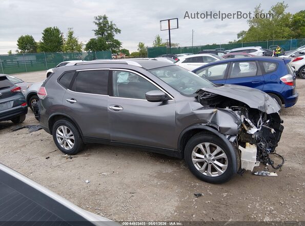 KNMAT2MT1GP711462 2016 NISSAN ROGUE Gray Vista interior trasera