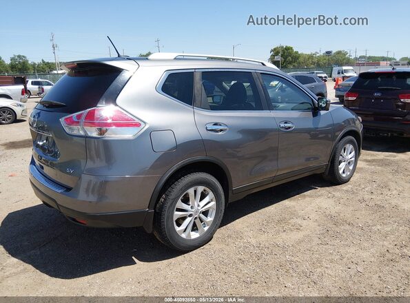 KNMAT2MT1GP713910 2016 NISSAN ROGUE Gray Trasero derecho