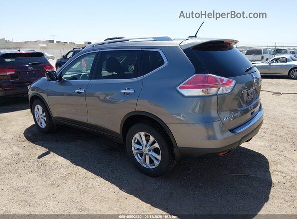 KNMAT2MT1GP713910 2016 NISSAN ROGUE Gray Trasero izquierdo