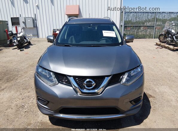 KNMAT2MT1GP713910 2016 NISSAN ROGUE Gray Vista del cuadro de instrumentos