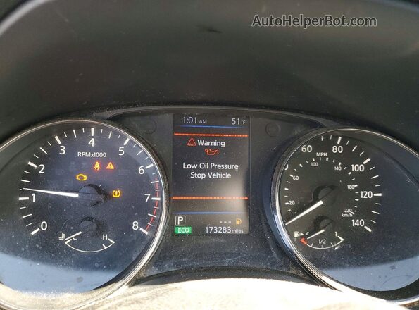 KNMAT2MT1JP504917 2018 NISSAN ROGUE Gray Вид щитка приладів