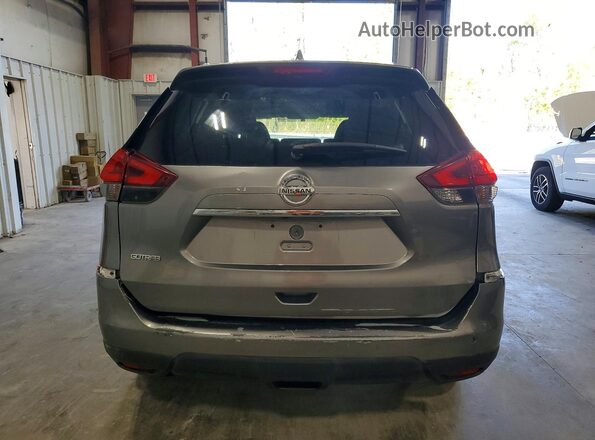 KNMAT2MT1JP504917 2018 NISSAN ROGUE Gray Вид ззаду