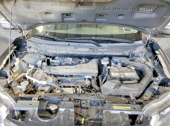 KNMAT2MT1JP504917 2018 NISSAN ROGUE Gray Вид підкапотного простору