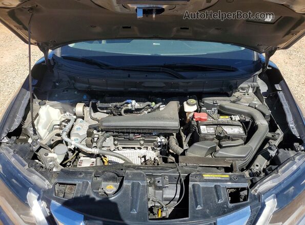 KNMAT2MT1JP615192 2018 NISSAN ROGUE Gray Вид підкапотного простору