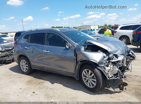 KNMAT2MT1JP622837 2018 NISSAN ROGUE Gray Սարքավորումների վահանակի տեսք