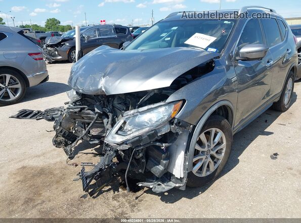 KNMAT2MT1JP622837 2018 NISSAN ROGUE Gray Դիմացի տեսք