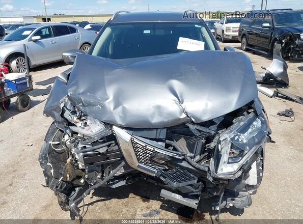 KNMAT2MT1JP622837 2018 NISSAN ROGUE Gray Առջևի վահանակի տեսք
