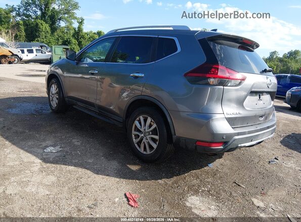 KNMAT2MT1KP525803 2019 NISSAN ROGUE Серый Задняя левая четверть