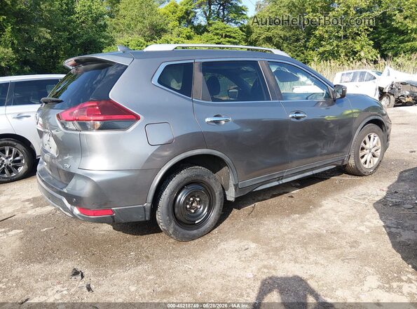 KNMAT2MT1KP525803 2019 NISSAN ROGUE Серый Задняя правая четверть