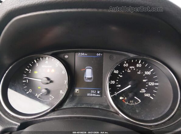 KNMAT2MT1LP503348 2020 NISSAN ROGUE Silver Widok tylnych siedzeń