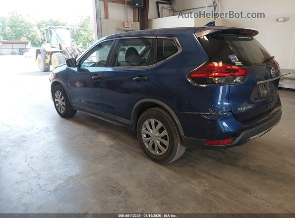 KNMAT2MT2HP564392 2017 NISSAN ROGUE Blue Հետևի ձախ