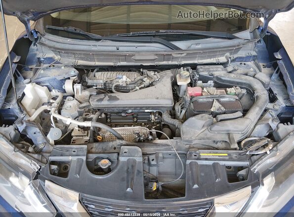 KNMAT2MT2HP564392 2017 NISSAN ROGUE Blue Հետևի տեսք