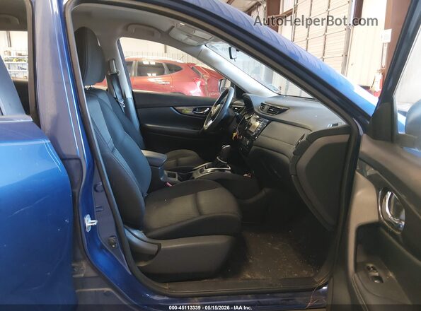 KNMAT2MT2HP564392 2017 NISSAN ROGUE Blue Սալոնի դիմացի տեսք
