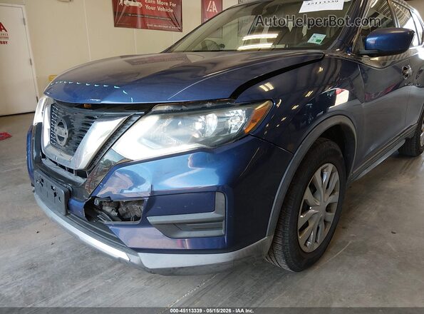 KNMAT2MT2HP564392 2017 NISSAN ROGUE Blue 