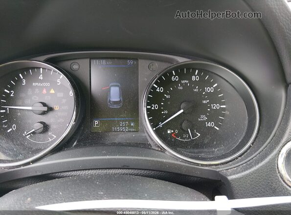 KNMAT2MT2JP549106 2018 NISSAN ROGUE Black Вид задніх сидінь