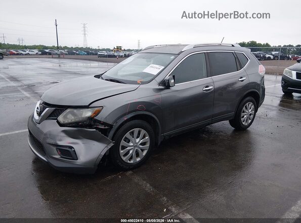 KNMAT2MT3GP614490 2016 NISSAN ROGUE Gray 