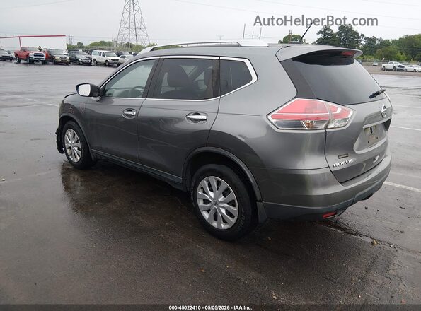 KNMAT2MT3GP614490 2016 NISSAN ROGUE Gray 