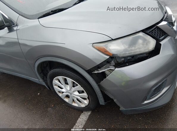 KNMAT2MT3GP614490 2016 NISSAN ROGUE Gray 