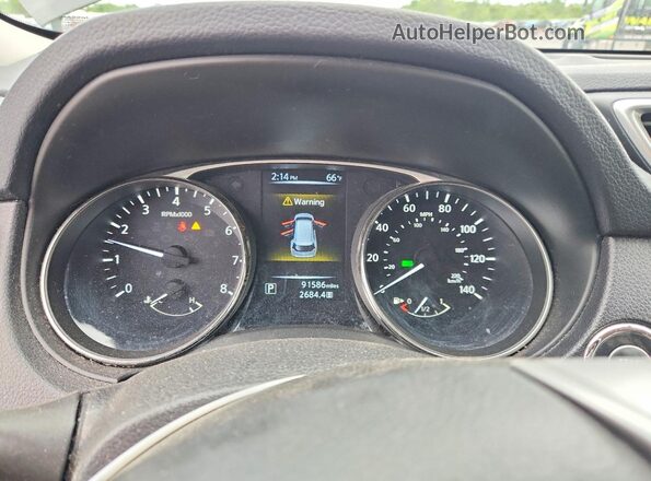 KNMAT2MT3GP666329 2016 NISSAN ROGUE Черный 