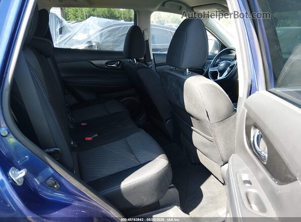 KNMAT2MT3HP591360 2017 NISSAN ROGUE Blue Vista de la etiqueta del VIN