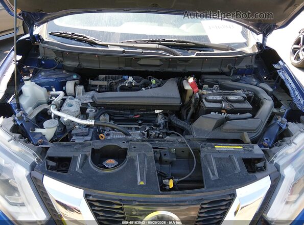 KNMAT2MT3HP591360 2017 NISSAN ROGUE Blue Vista trasera