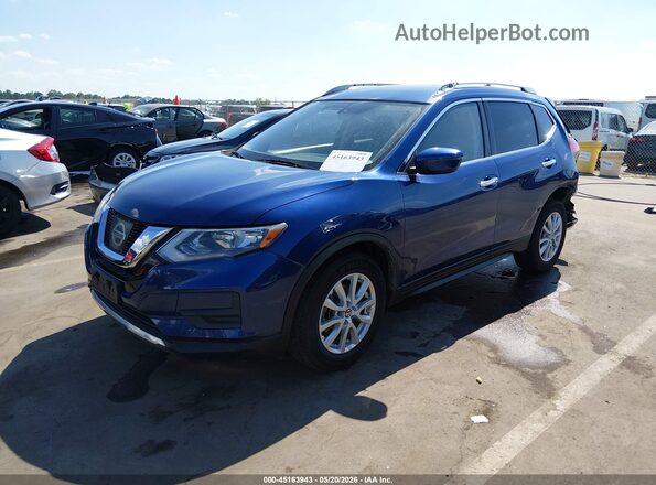 KNMAT2MT3HP591360 2017 NISSAN ROGUE Blue Vista tres cuartos delantera izquierda
