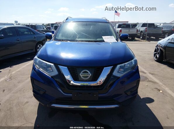KNMAT2MT3HP591360 2017 NISSAN ROGUE Blue Vista del cuadro de instrumentos