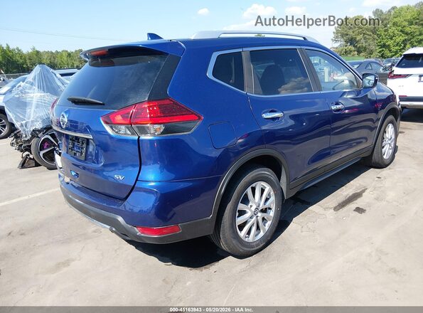 KNMAT2MT3HP591360 2017 NISSAN ROGUE Blue Trasero derecho