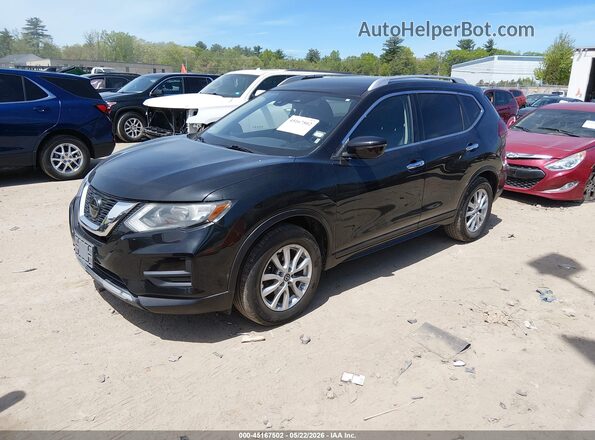 KNMAT2MT3LP519339 2020 NISSAN ROGUE Black წინა მარცხენა ხედი სამი მეოთხედიდან