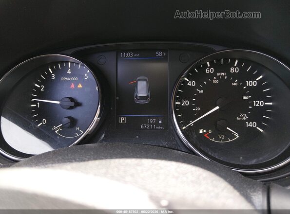 KNMAT2MT3LP519339 2020 NISSAN ROGUE Black უკანა სავარძლების ხედი