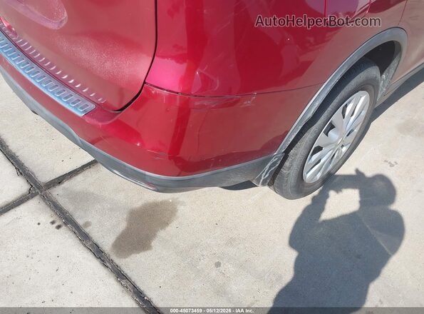 KNMAT2MT4GP645943 2016 NISSAN ROGUE Red Vista frontal