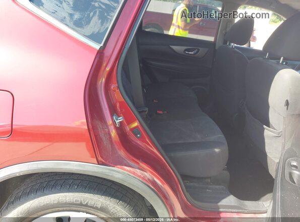 KNMAT2MT4GP645943 2016 NISSAN ROGUE Red Vista de la etiqueta del VIN