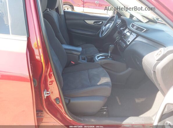 KNMAT2MT4GP645943 2016 NISSAN ROGUE Red Vista interior delantera