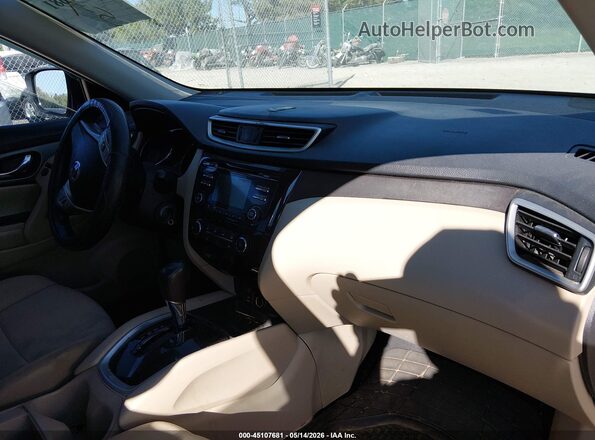 KNMAT2MT4GP679395 2016 NISSAN ROGUE Серый Вид салона спереди