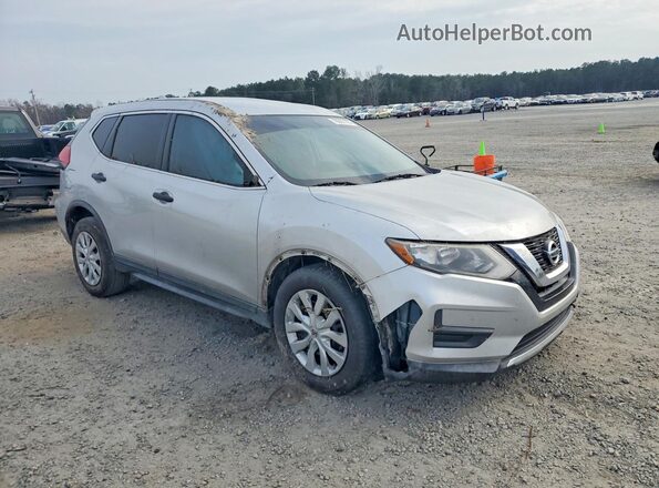 KNMAT2MT4HP566340 2017 NISSAN ROGUE Silver Front right