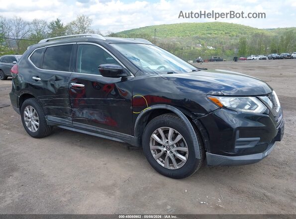 KNMAT2MT4JP500554 2018 NISSAN ROGUE Black Widok z przodu