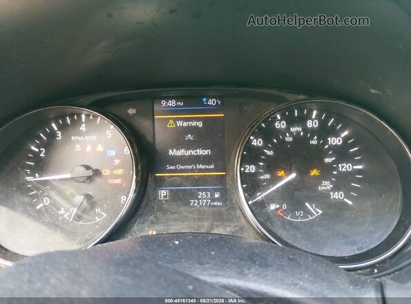 KNMAT2MT4KP550839 2019 NISSAN ROGUE Gray Вид задніх сидінь
