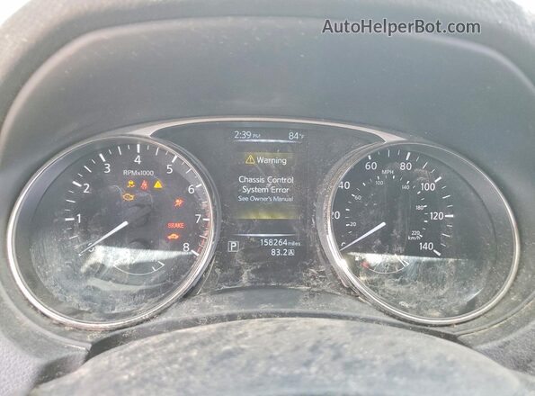 KNMAT2MT5GP615401 2016 NISSAN ROGUE Серебряный Вид щитка приборов