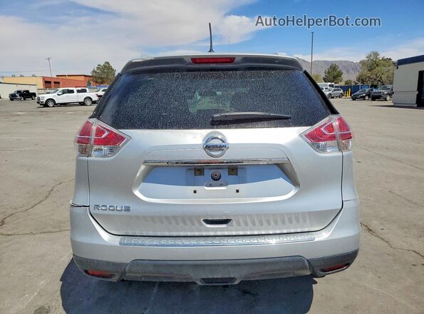 KNMAT2MT5GP615401 2016 NISSAN ROGUE Серебряный Вид сзади