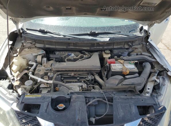 KNMAT2MT5GP615401 2016 NISSAN ROGUE Серебряный Вид подкапотного пространства