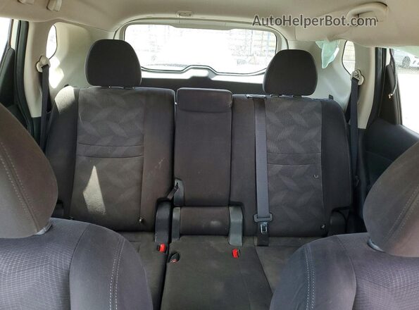 KNMAT2MT5GP615401 2016 NISSAN ROGUE Серебряный Вид задних сидений