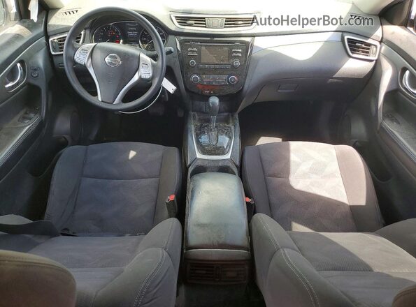 KNMAT2MT5GP615401 2016 NISSAN ROGUE Серебряный Вид панели приборов