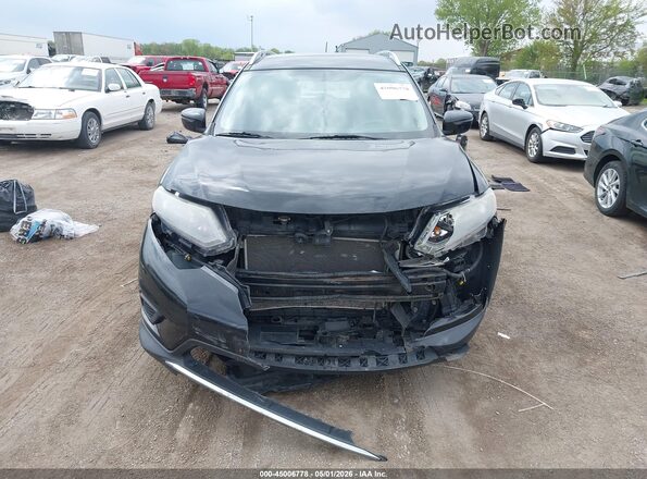 KNMAT2MT5GP622400 2016 NISSAN ROGUE Black Вид задньої частини салону