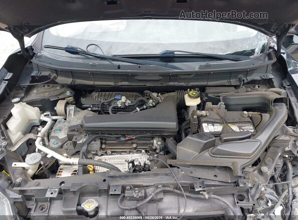 KNMAT2MT5GP640945 2016 NISSAN ROGUE Black Հետևի տեսք