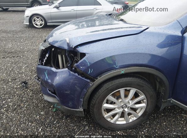 KNMAT2MT5HP527787 2017 NISSAN ROGUE Blue Դիմացի տեսք