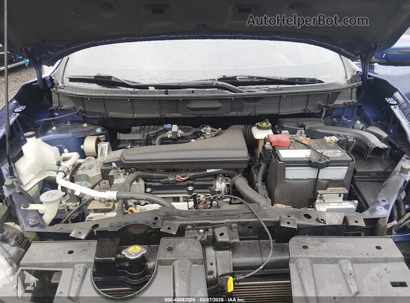 KNMAT2MT5HP527787 2017 NISSAN ROGUE Blue Հետևի տեսք