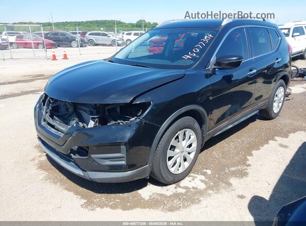 KNMAT2MT5HP543052 2017 NISSAN ROGUE Black Передня ліва чверть