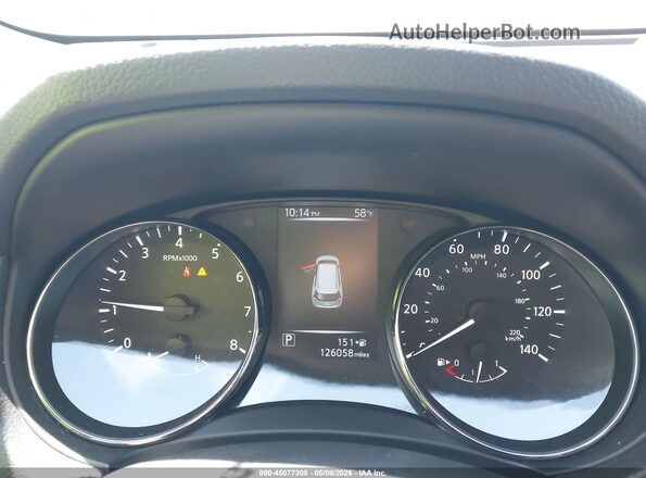 KNMAT2MT5HP543052 2017 NISSAN ROGUE Black Вид задніх сидінь