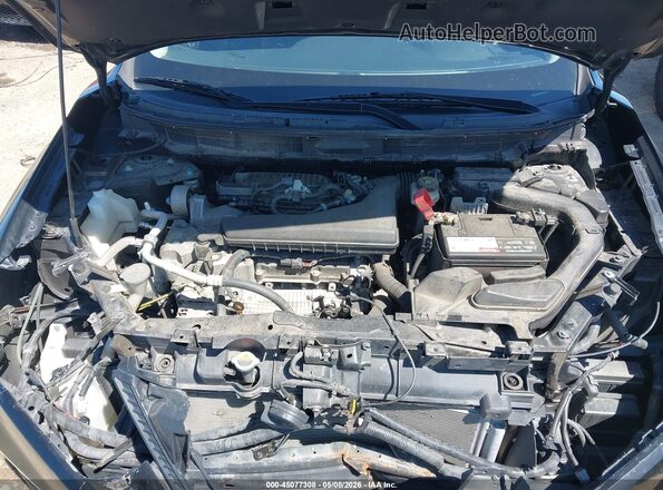 KNMAT2MT5HP543052 2017 NISSAN ROGUE Black Вид ззаду