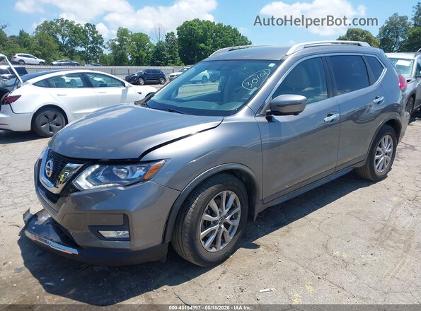 KNMAT2MT5HP549126 2017 NISSAN ROGUE Gray Առջևի ձախ երեք քառորդ տեսարան